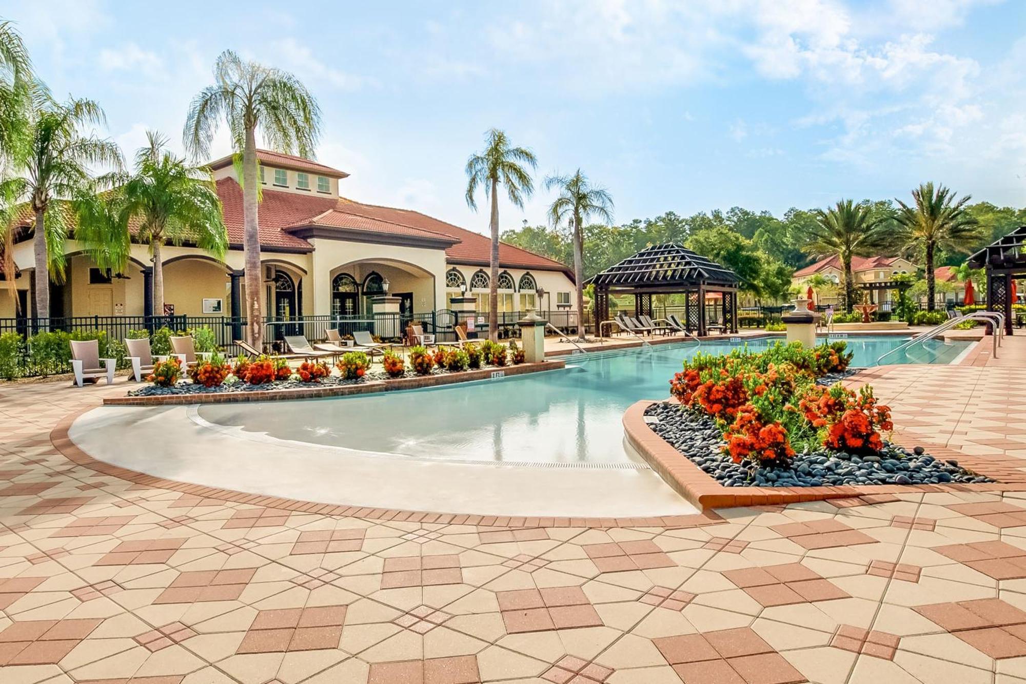 6Br Resort Home Near Disney - With Private Pool Hot Tub And Games Room 基西米 外观 照片