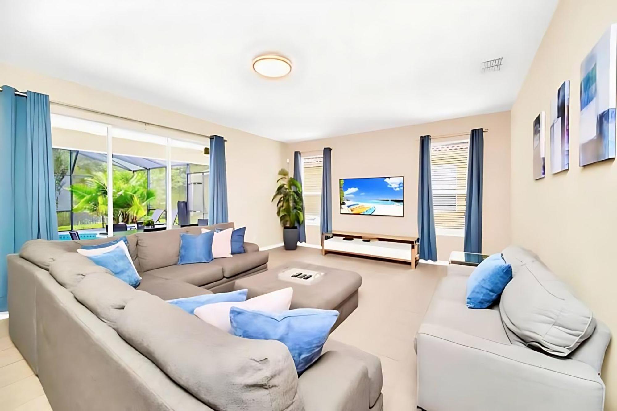 6Br Resort Home Near Disney - With Private Pool Hot Tub And Games Room 基西米 外观 照片